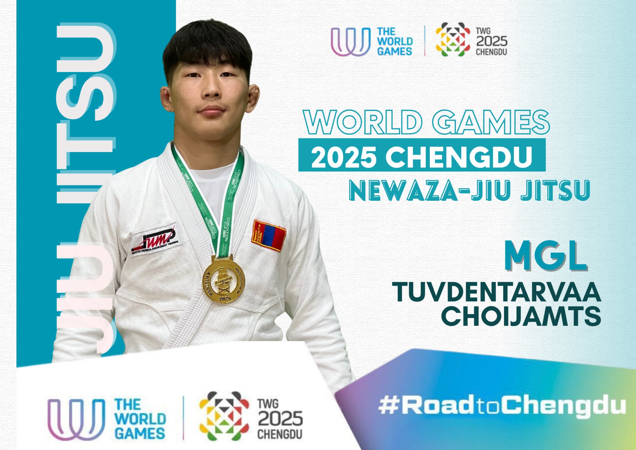 “WORLD GAMES-2025”-ийн Жюү Жицүгийн төрөлд Монголын хоёр тамирчин урилгаар өрсөлдөхөөр боллоо