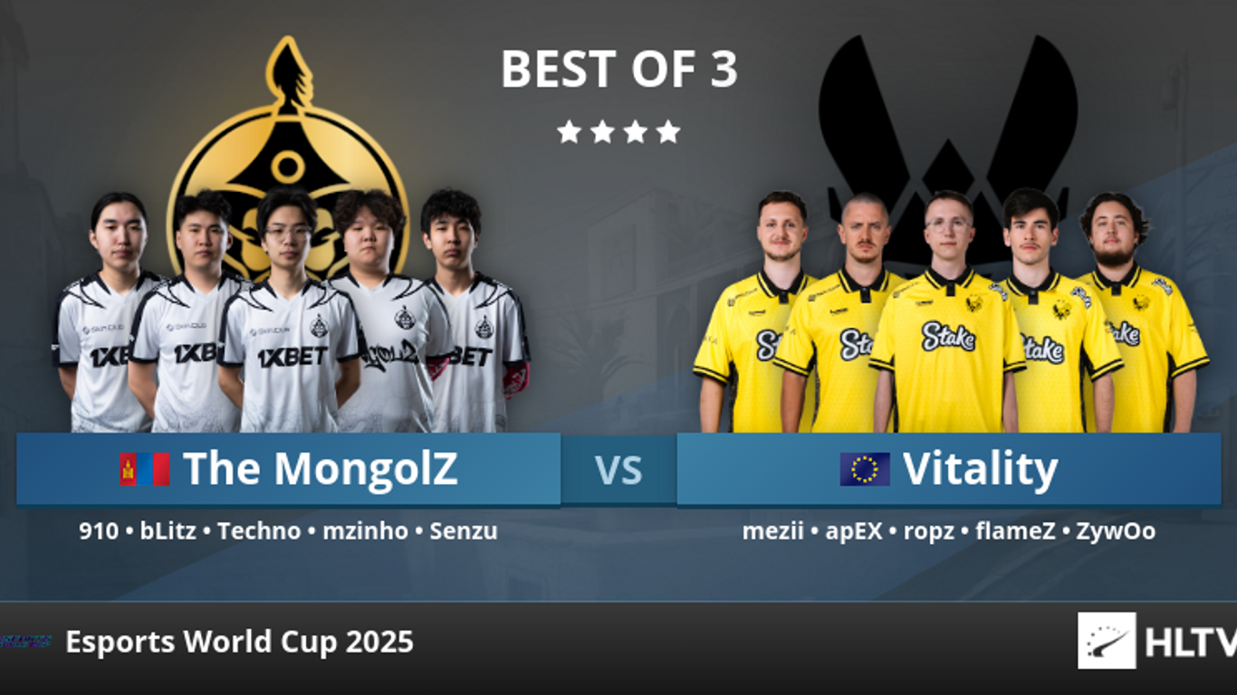 Esports World Cup 2025: The MongolZ хагас шигшээд дахин хүчирхэг Team Vitality багтай