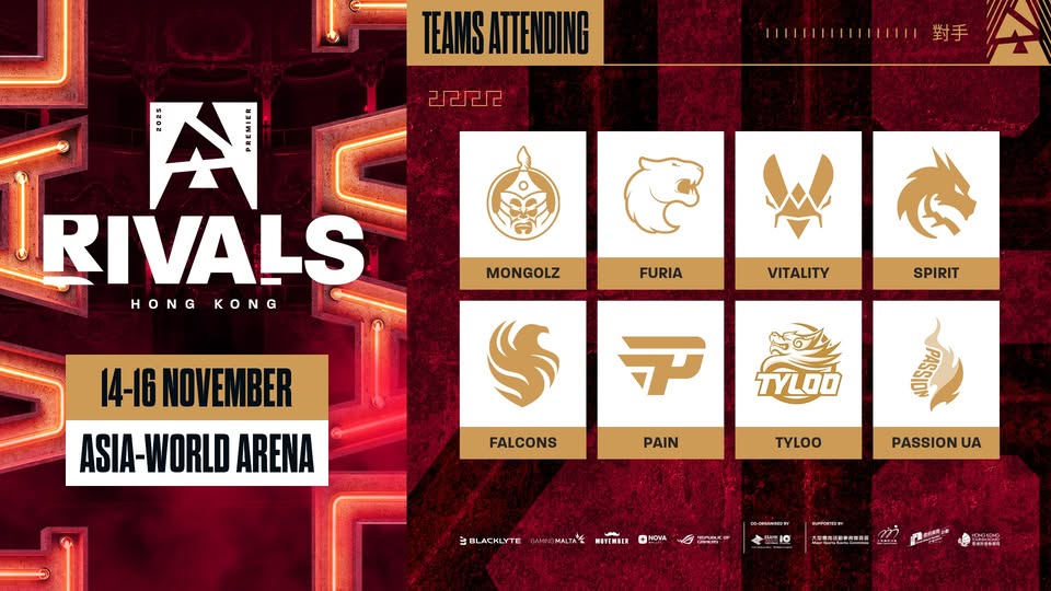 Мэйжорын өмнө зохиогдож байгаа хамгийн том тэмцээн BLAST Rivals Fall 2025-ийг таамаглавал