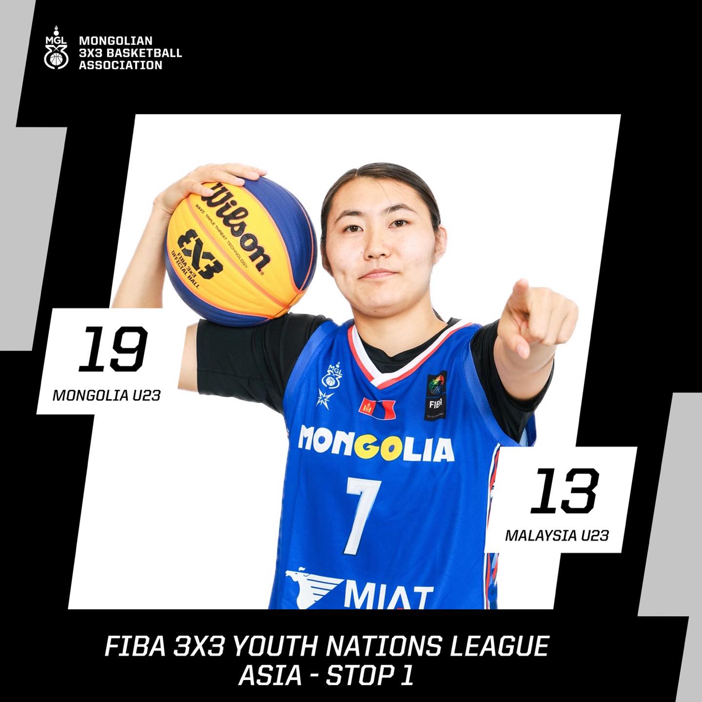 Монгол улсын эрэгтэй, эмэгтэй багууд FIBA 3x3 Youth Nations League 2025 тэмцээний хэсгийн эхний хожлоо авлаа