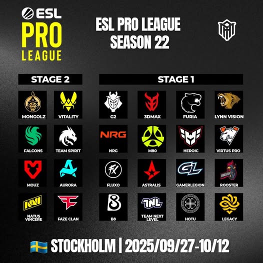 The MongolZ багийн оролцох дараагийн тэмцээн ESL Pro League Season 22