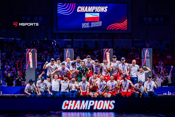 VNL 2026: Польшийн шигшээ баг аваргаа хамгаалж, Словенийн шигшээ баг анхны медалиа хүртлээ