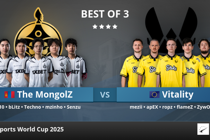 Esports World Cup 2025: The MongolZ хагас шигшээд дахин хүчирхэг Team Vitality багтай