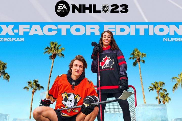 ТРЕВОР ЗЕГРАС, САРА НОРРИС НАР “EA NHL 23” ТОГЛООМЫН НҮҮРИЙГ ЧИМЭХЭЭР БОЛЛОО