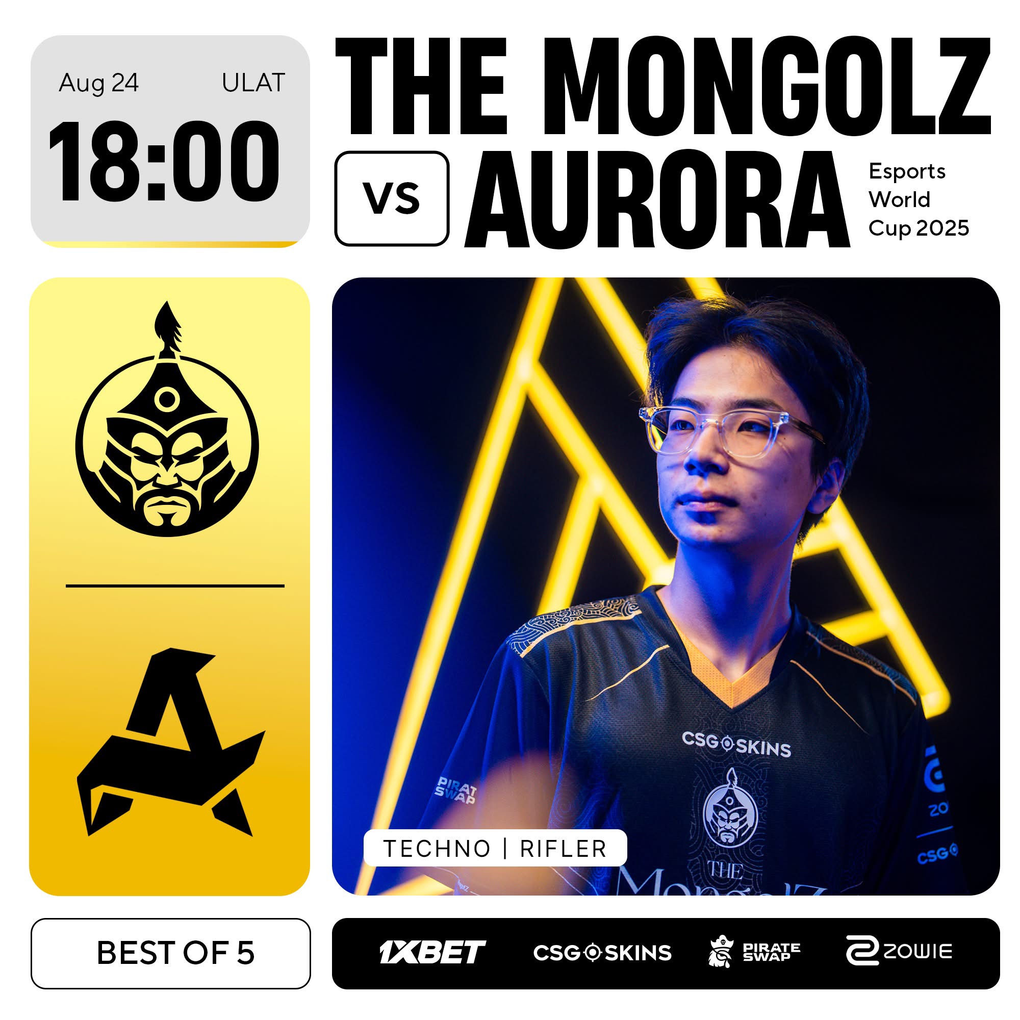 Esports World Cup Grand Final Mongolz vs Aurora