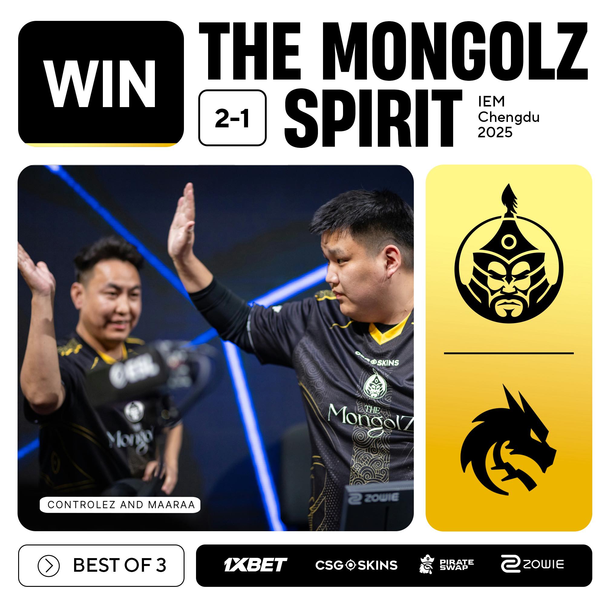 IEM Chengdu 2025: The MongolZ шигшээ шатны эхний учраа FURIA