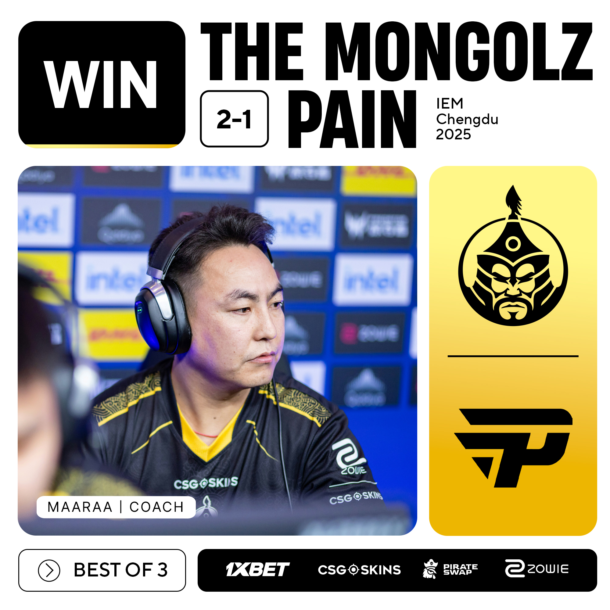 IEM Chengdu 2025: The MongolZ шигшээ шатны эхний учраа FURIA
