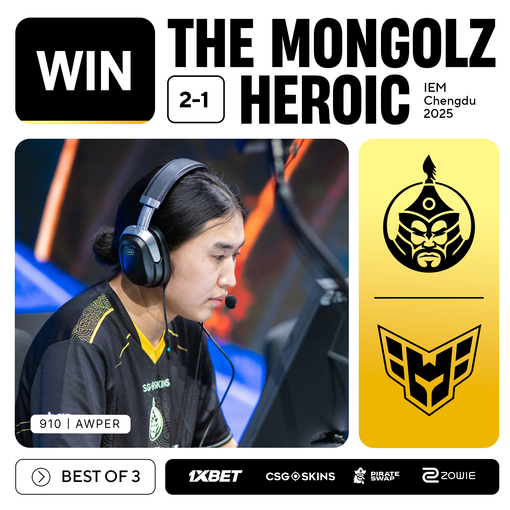 IEM Chengdu 2025: The MongolZ шигшээ шатны эхний учраа FURIA