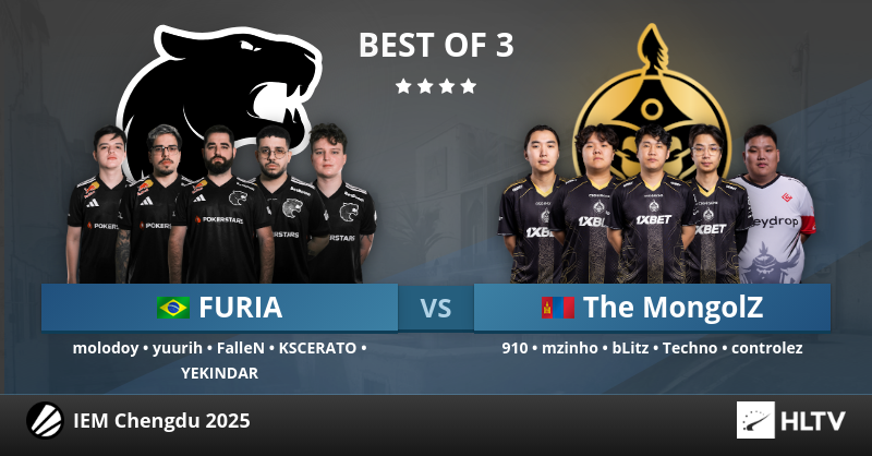 IEM Chengdu 2025: The MongolZ шигшээ шатны эхний учраа FURIA