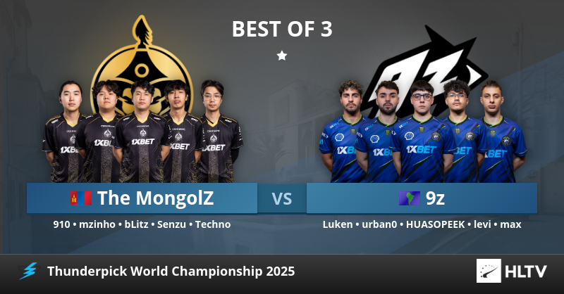 The MongolZ баг Thunderpick World Championship 2025 тэмцээний эхний тоглолтоо хийхэд бэлэн